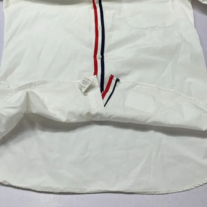Thom Browne Thom Browne Classic Striped Long Sleeve Shirt 0079 Size US S / EU 44-46 / 1 - 13 Thumbnail