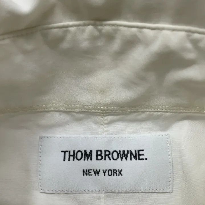 Thom Browne Thom Browne Classic Striped Long Sleeve Shirt 0079 Size US S / EU 44-46 / 1 - 4 Thumbnail