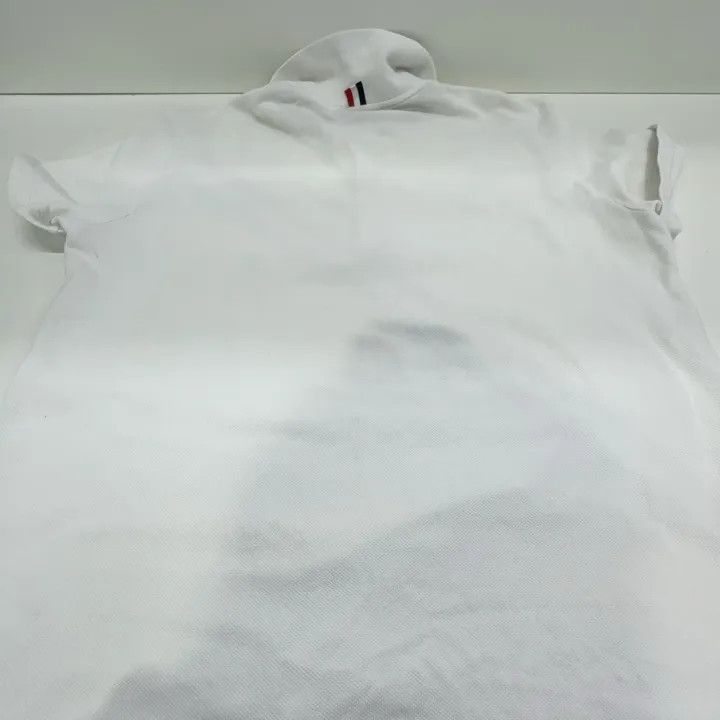 Thom Browne Thom Browne Striped Print Short Sleeve Polo 0079 Size US S / EU 44-46 / 1 - 11 Thumbnail