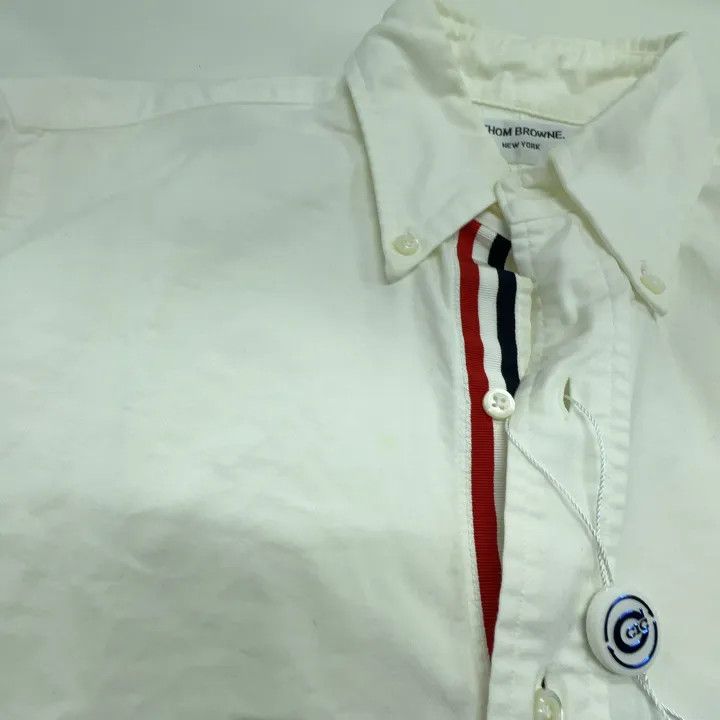Thom Browne Thom Browne Classic Long Sleeve Oxford Shirt 0079 Size US S / EU 44-46 / 1 - 9 Thumbnail