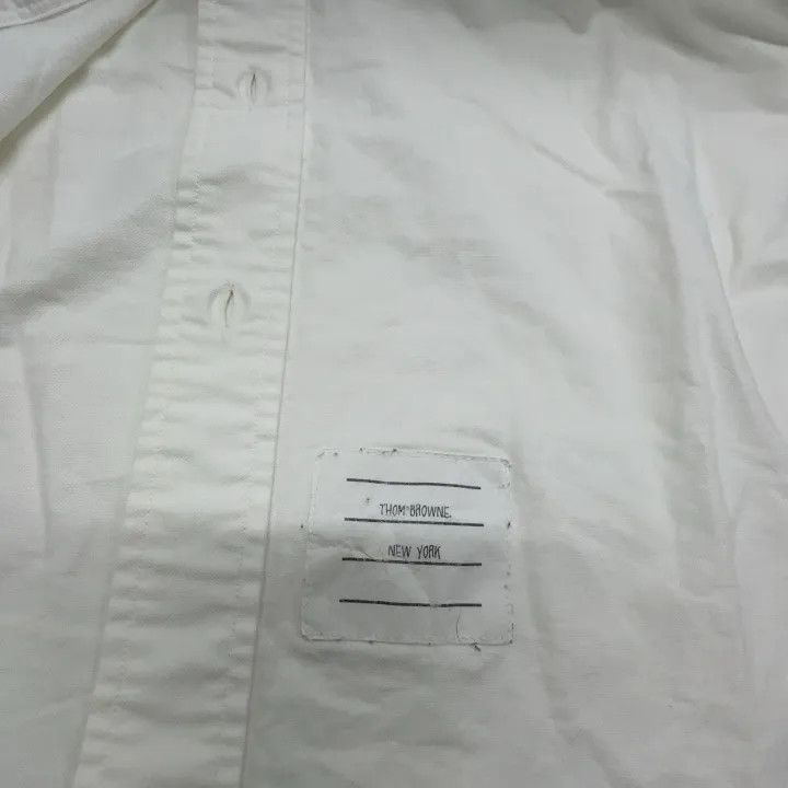 Thom Browne Thom Browne Classic Long Sleeve Oxford Shirt 0079 Size US S / EU 44-46 / 1 - 7 Thumbnail