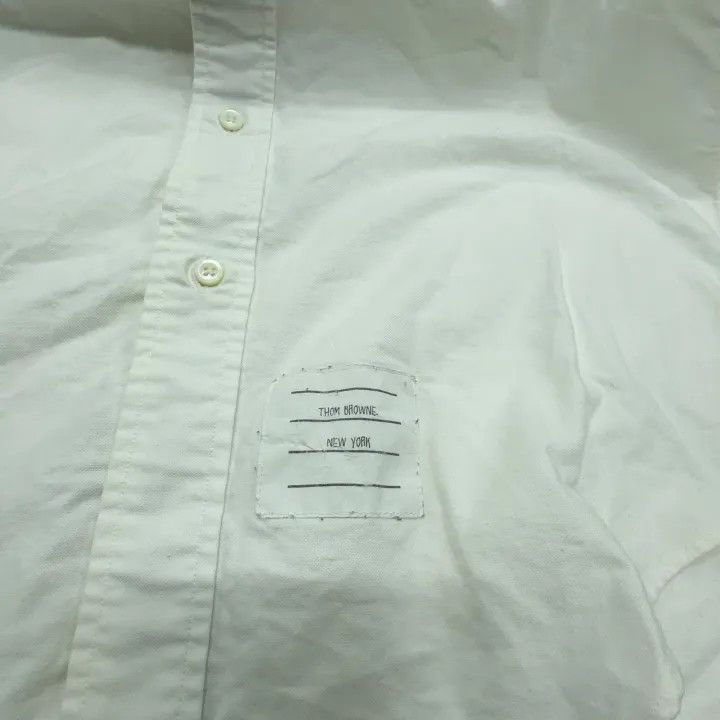 Thom Browne Thom Browne Classic Long Sleeve Oxford Shirt 0079 Size US S / EU 44-46 / 1 - 10 Thumbnail