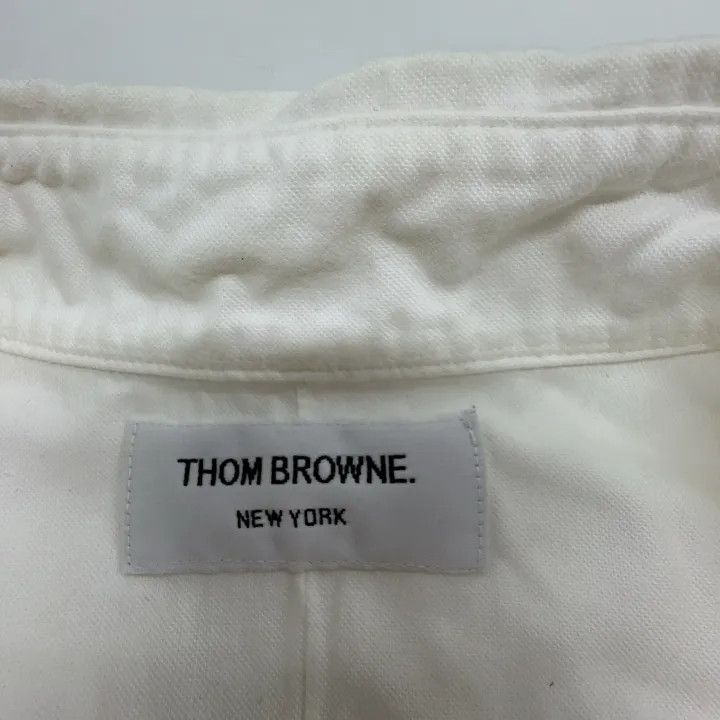 Thom Browne Thom Browne Classic Long Sleeve Oxford Shirt 0079 Size US S / EU 44-46 / 1 - 4 Thumbnail