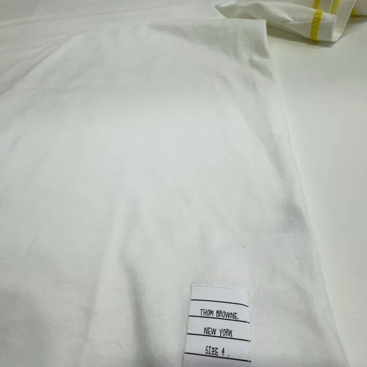 Thom Browne Thom Browne Color Trim Short Sleeve T-Shirt 0079 Size US S / EU 44-46 / 1 - 6 Thumbnail