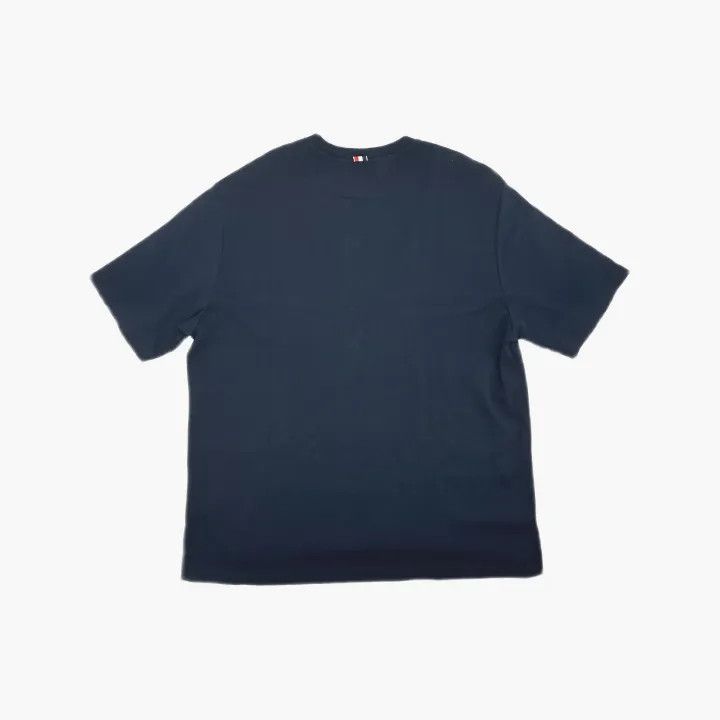Thom Browne Thom Browne Navy Ribbed Detail Crewneck T-Shirt 0079 Size US XL / EU 56 / 4 - 3 Thumbnail