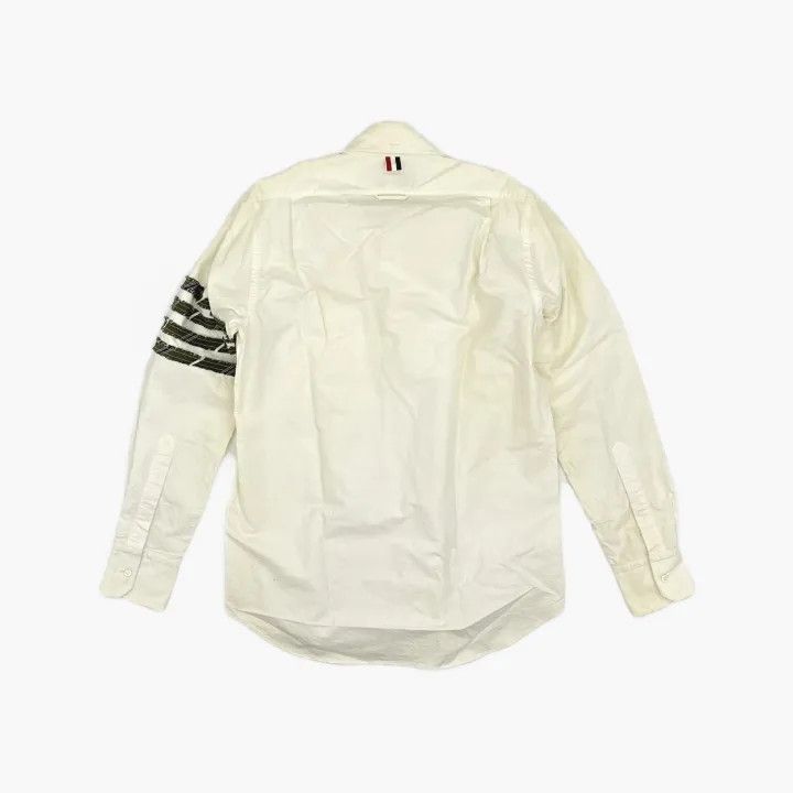 Thom Browne Thom Browne White Long Sleeve Shirt 0079 Size US S / EU 44-46 / 1 - 3 Thumbnail
