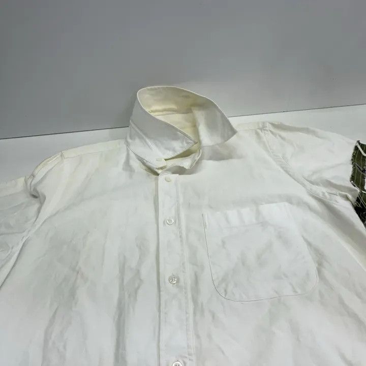 Thom Browne Thom Browne White Long Sleeve Shirt 0079 Size US S / EU 44-46 / 1 - 9 Thumbnail