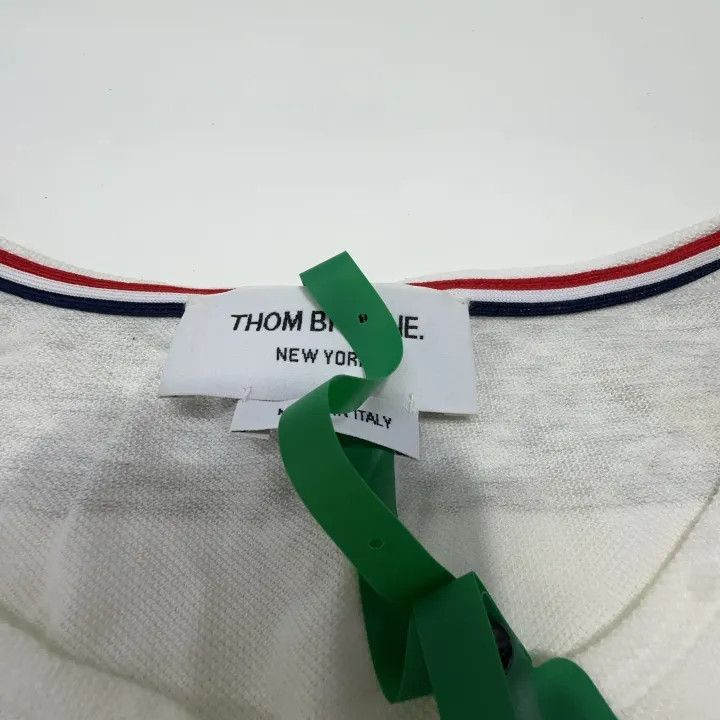 Thom Browne Thom Browne Striped Color Block Short Sleeve Tee 0079 Size US S / EU 44-46 / 1 - 4 Thumbnail