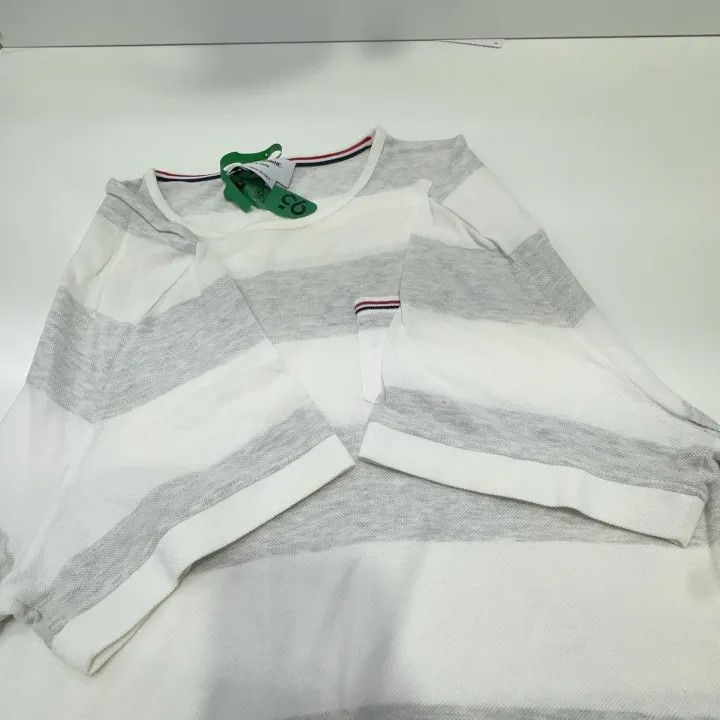 Thom Browne Thom Browne Striped Color Block Short Sleeve Tee 0079 Size US S / EU 44-46 / 1 - 11 Thumbnail