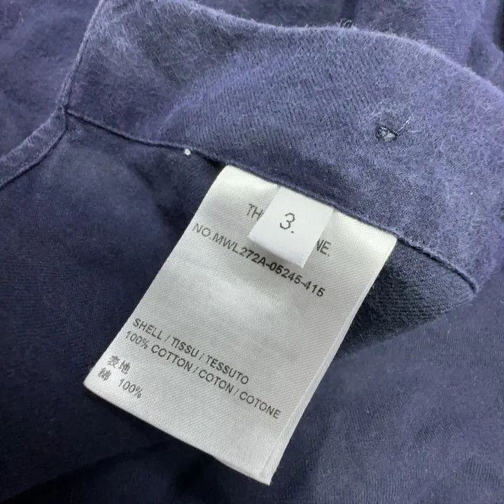 Thom Browne Thom Browne Classic Navy Long Sleeve Shirt 0079 Size US M / EU 48-50 / 2 - 4 Thumbnail