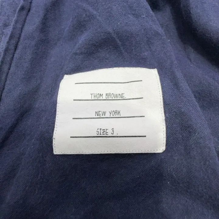 Thom Browne Thom Browne Classic Navy Long Sleeve Shirt 0079 Size US M / EU 48-50 / 2 - 5 Thumbnail