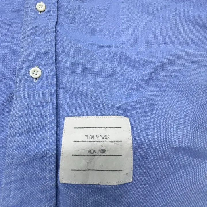 Thom Browne Thom Browne Casual Button-Up Long Sleeve Shirt 0079 Size US S / EU 44-46 / 1 - 5 Thumbnail