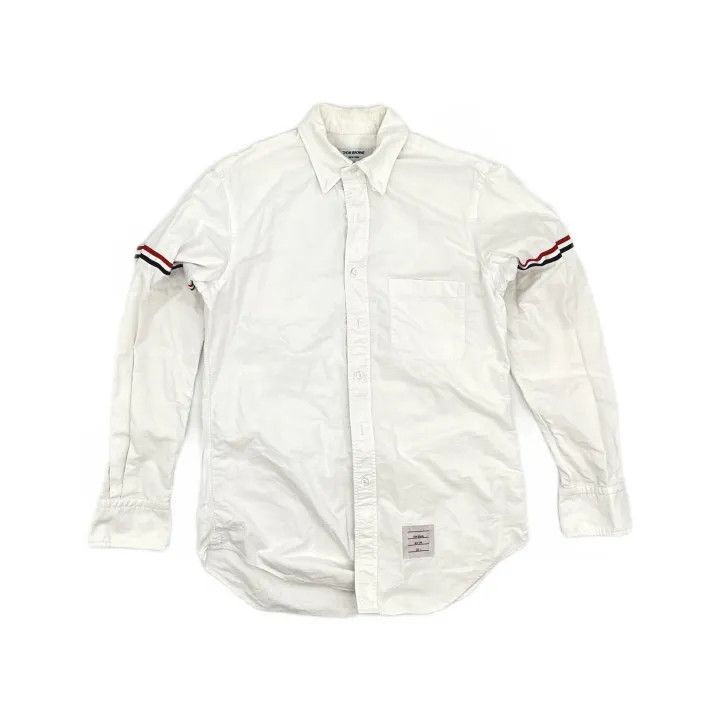 Thom Browne Thom Browne Classic Long Sleeve Oxford Shirt 0079 Size US M / EU 48-50 / 2 - 2 Thumbnail