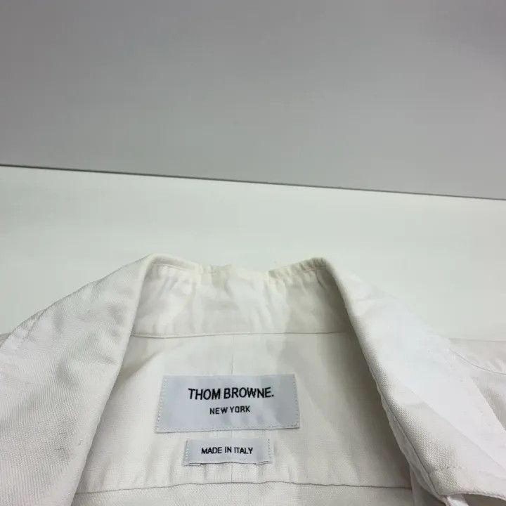 Thom Browne Thom Browne Classic Long Sleeve Oxford Shirt 0079 Size US M / EU 48-50 / 2 - 4 Thumbnail