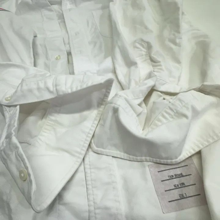Thom Browne Thom Browne Classic Long Sleeve Oxford Shirt 0079 Size US M / EU 48-50 / 2 - 11 Thumbnail