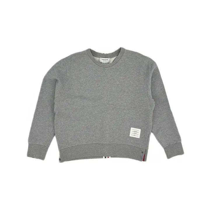 Thom Browne Thom Browne Gray Long Sleeve Sweatshirt 0079 Size US S / EU 44-46 / 1 - 2 Thumbnail