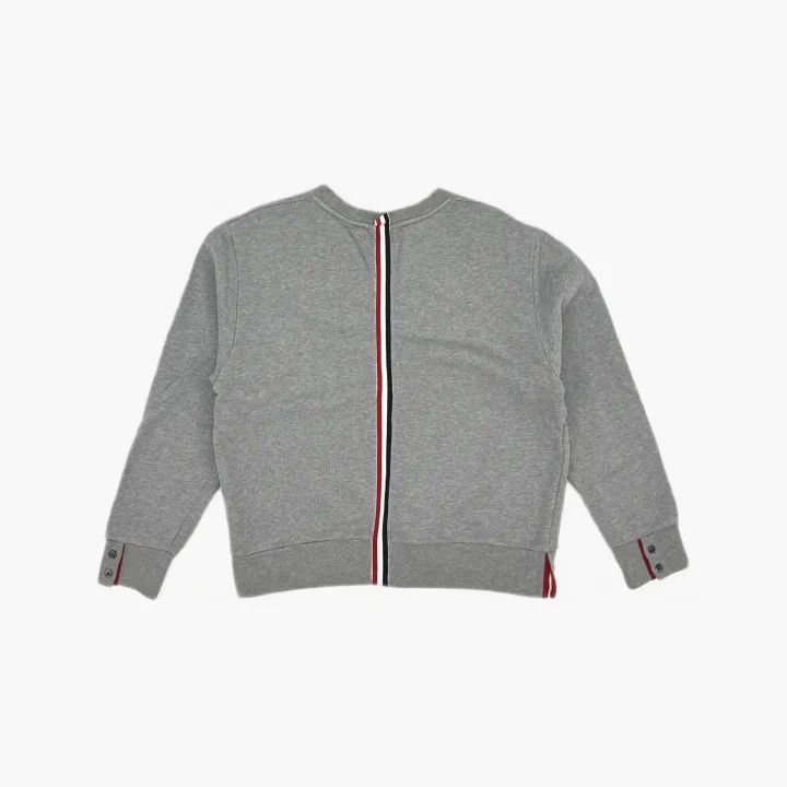 Thom Browne Thom Browne Gray Long Sleeve Sweatshirt 0079 Size US S / EU 44-46 / 1 - 3 Thumbnail