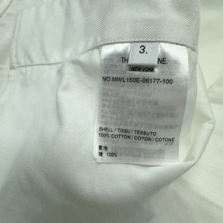 Thom Browne Thom Browne Classic Long Sleeve Shirt with Stripes 0079 Size US M / EU 48-50 / 2 - 6 Thumbnail