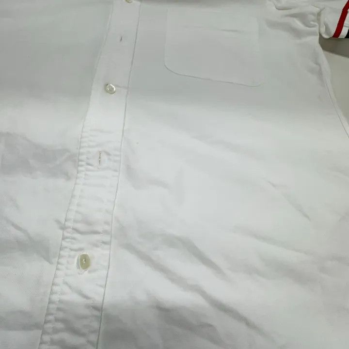 Thom Browne Thom Browne Classic Long Sleeve Shirt with Stripes 0079 Size US M / EU 48-50 / 2 - 8 Thumbnail