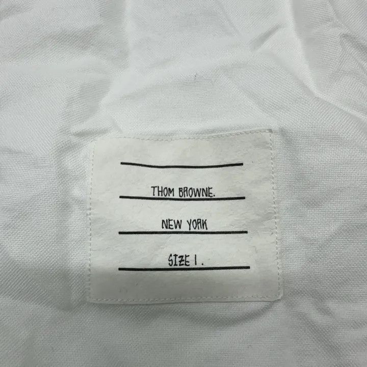 Thom Browne Thom Browne Classic Long Sleeve Shirt with Stripes 0079 Size US S / EU 44-46 / 1 - 5 Thumbnail