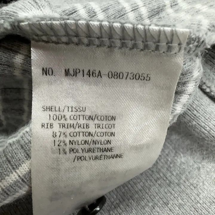 Thom Browne Thom Browne Gray Striped Knit Polo Shirt 0079 Size US S / EU 44-46 / 1 - 5 Thumbnail
