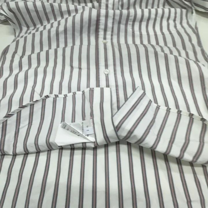 Thom Browne Thom Browne Striped Long Sleeve Shirt for Men 0079 Size US S / EU 44-46 / 1 - 9 Thumbnail
