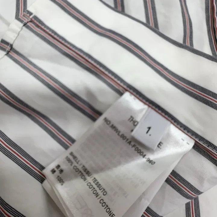 Thom Browne Thom Browne Striped Long Sleeve Shirt for Men 0079 Size US S / EU 44-46 / 1 - 4 Thumbnail