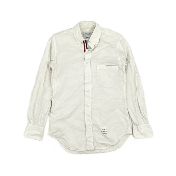 Thom Browne Thom Browne SS21 Solid Color Oxford Dress Shirt 0079 Size US S / EU 44-46 / 1 - 2 Thumbnail
