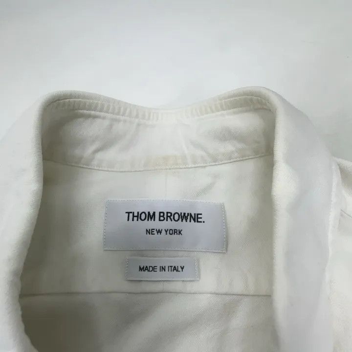 Thom Browne Thom Browne SS21 Solid Color Oxford Dress Shirt 0079 Size US S / EU 44-46 / 1 - 6 Thumbnail