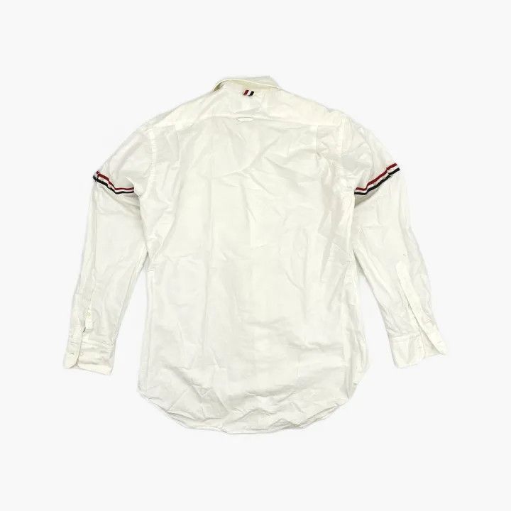 Thom Browne Thom Browne Classic Stripe Oxford Long Sleeve Shirt 0079 Size US L / EU 52-54 / 3 - 3 Thumbnail