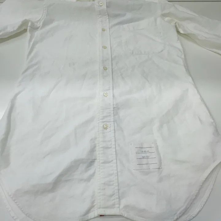 Thom Browne Thom Browne Cotton Long Sleeve Shirt for Unisex 0079 Size US S / EU 44-46 / 1 - 11 Thumbnail