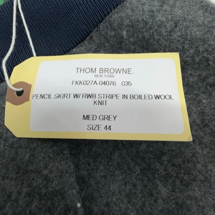 Thom Browne Thom Browne Gray Color-Blocked Skirt 0079 Size US 44 / EU 60 - 5 Thumbnail