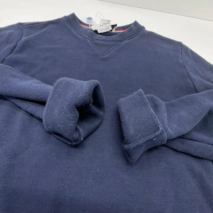 Thom Browne Thom Browne Navy Crewneck Sweatshirt for Men 0079 Size US M / EU 48-50 / 2 - 11 Thumbnail