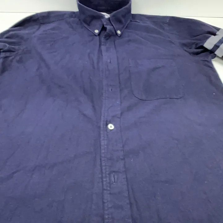 Thom Browne Thom Browne Classic Navy Long Sleeve Shirt 0079 Size US S / EU 44-46 / 1 - 9 Thumbnail