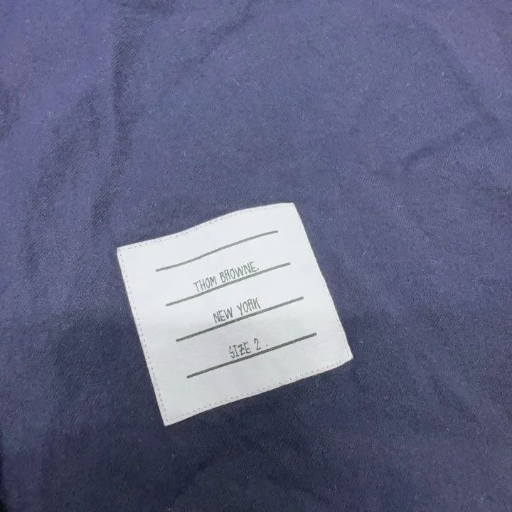 Thom Browne Thom Browne Classic Navy Long Sleeve Shirt 0079 Size US S / EU 44-46 / 1 - 5 Thumbnail