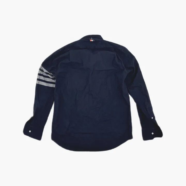 Thom Browne Thom Browne Classic Navy Long Sleeve Shirt 0079 Size US S / EU 44-46 / 1 - 3 Thumbnail
