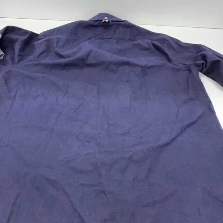 Thom Browne Thom Browne Classic Navy Long Sleeve Shirt 0079 Size US S / EU 44-46 / 1 - 13 Thumbnail