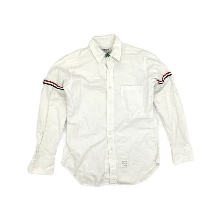 Thom Browne Thom Browne Classic Striped Long Sleeve Shirt 0079 Size US M / EU 48-50 / 2 - 2 Thumbnail
