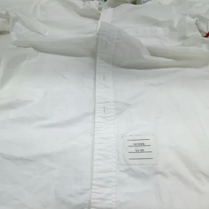 Thom Browne Thom Browne Classic Striped Long Sleeve Shirt 0079 Size US M / EU 48-50 / 2 - 8 Thumbnail