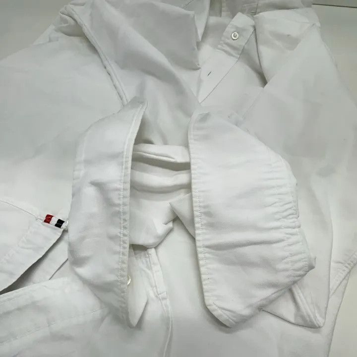 Thom Browne Thom Browne Classic Long Sleeve Oxford Shirt 0079 Size US M / EU 48-50 / 2 - 11 Thumbnail