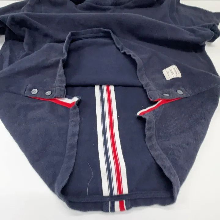 Thom Browne Thom Browne Navy Striped Cotton Short Sleeve T-Shirt 0079 Size US M / EU 48-50 / 2 - 11 Thumbnail