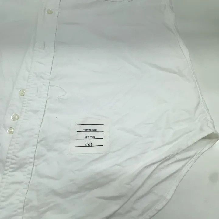 Thom Browne Thom Browne Classic Long Sleeve Oxford Shirt 0079 Size US M / EU 48-50 / 2 - 8 Thumbnail