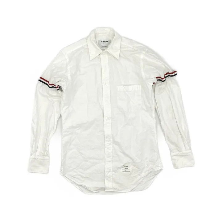 Thom Browne Thom Browne Classic Long Sleeve Oxford Shirt 0079 Size US M / EU 48-50 / 2 - 2 Thumbnail