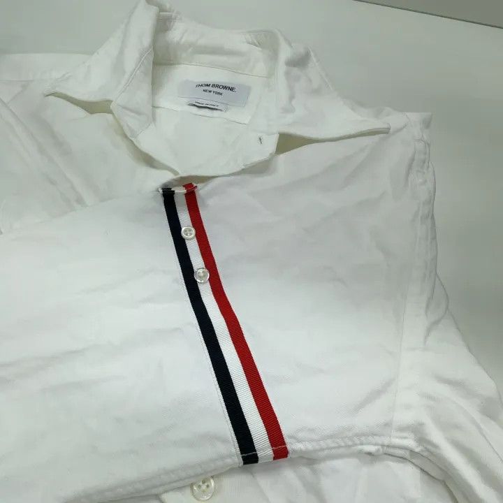 Thom Browne Thom Browne Classic Long Sleeve Oxford Shirt 0079 Size US M / EU 48-50 / 2 - 12 Thumbnail