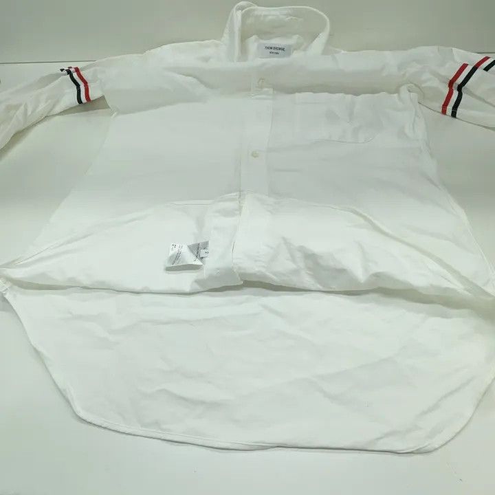 Thom Browne Thom Browne Classic Long Sleeve Oxford Shirt 0079 Size US M / EU 48-50 / 2 - 9 Thumbnail