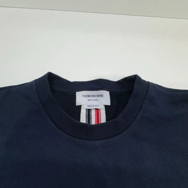 Thom Browne Thom Browne Ivy Boy Sweatshirt in Blue 0079 Size US S / EU 44-46 / 1 - 7 Thumbnail