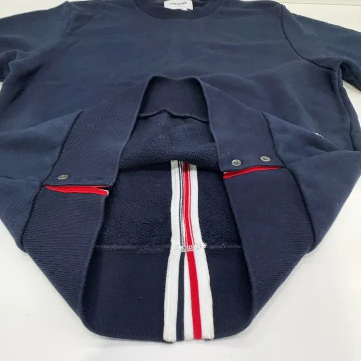 Thom Browne Thom Browne Ivy Boy Sweatshirt in Blue 0079 Size US S / EU 44-46 / 1 - 11 Thumbnail