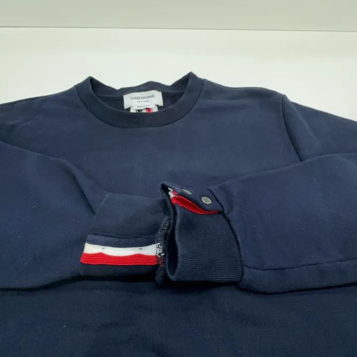 Thom Browne Thom Browne Ivy Boy Sweatshirt in Blue 0079 Size US S / EU 44-46 / 1 - 8 Thumbnail