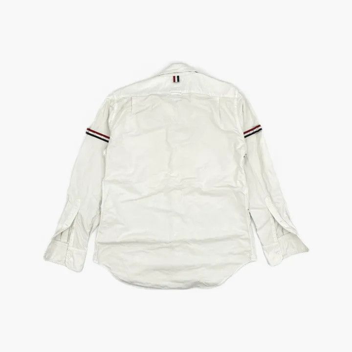 Thom Browne Thom Browne Classic White Long Sleeve Shirt 0079 Size US L / EU 52-54 / 3 - 3 Thumbnail