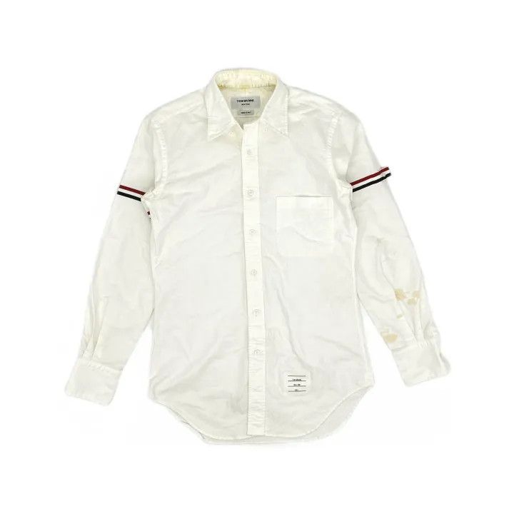 Thom Browne Thom Browne Classic Long Sleeve White Shirt 0079 Size US S / EU 44-46 / 1 - 2 Thumbnail
